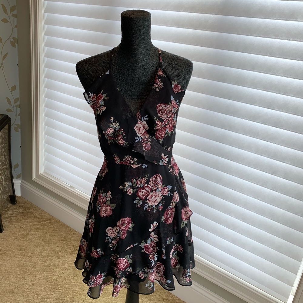 Ruffled Floral Dress